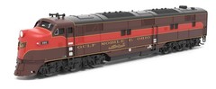 BLI 8834 EMD E7A, GM&O 101, As-Delivered, ESU LokSound Sound/DC/DCC, N