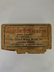 Joy Line Prewar Mechanical Clockwork Train O Gauge Tinplate Box Tested READ