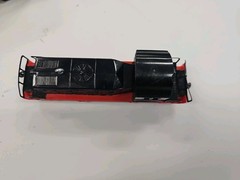 Ho Made in Western Germany Black and Red Diesel Locomotive – See Description