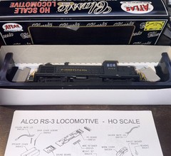 Atlas Classic Gold Ho Scale Pennsylvania Alco RS-3 #8462 Diesel Loco W/ Sound
