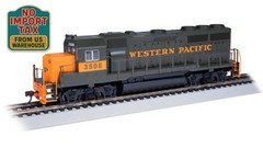 Bachmann 63541 HO Scale Western Pacific EMD GP40 Diesel Locomotive #3508