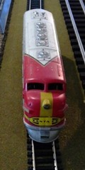 You’ll get 2 Tyco HO Santa FE EMD F7 Diesel locomotive #4015 Red, Silver &Yellow