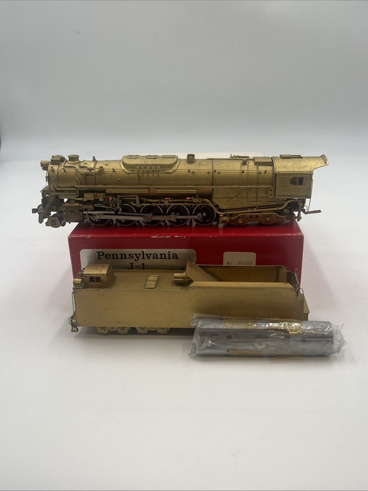 Ho Scale brass engine & caboose- Pennsylvania J-1 2-10-4 Westside Model Company