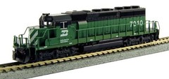 Kato 1764823 N Scale EMD SD40-2 Early Production – Standard DC — Burlington Nor
