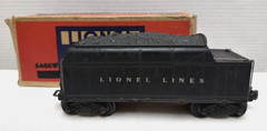 LIONEL POSTWAR O-GAUGE 6466WX LIONEL LINES WHISTLE TENDER WITH BOX
