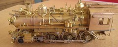 HO SCALE WESTSIDE MDL CO BRASS SP T-1 FIRE TRAIN 4-6-0 #2252 BRASS