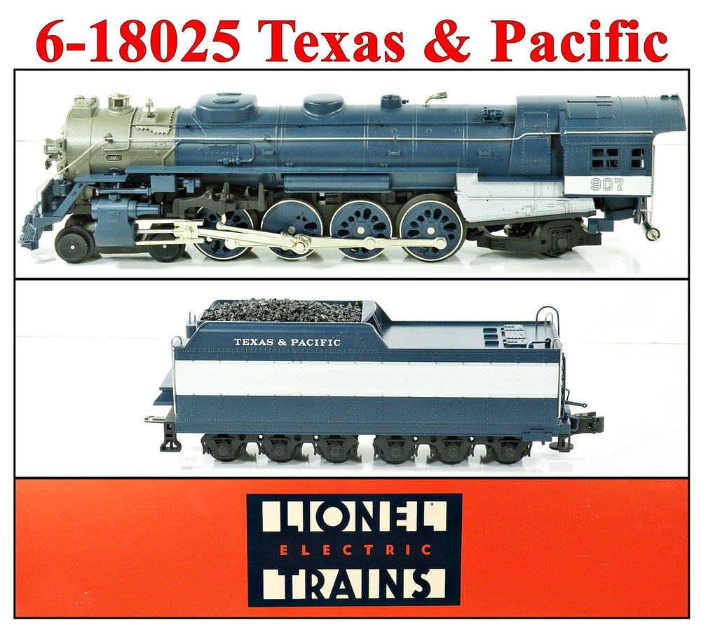 Lionel 6-18025 Texas & Pacific T&P L-3 4-8-2 w/RailSounds 1992 LN