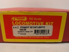 HO 4-4-2 w/ Tender PRR Pennsylvania Metal Kit RARE! DC NIB NOS # 436