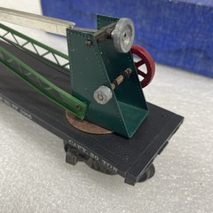 Thomas Industries O Gauge Crane Car Thomas RR Crane # 1005 With Box Black
