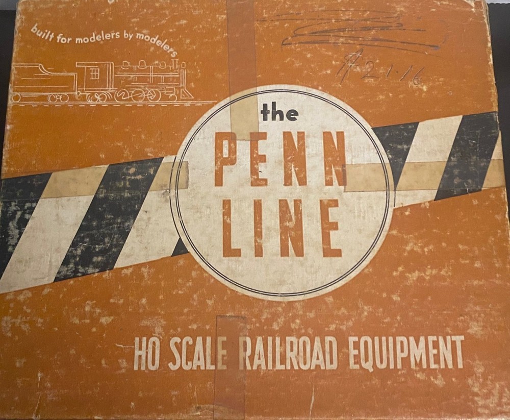 🚂 Penn Line HO PRR K-4 Pacific 4-6-2 Steam Locomotive Tender Box Assembled – SW