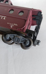 Lionel 2 vintage post-World War II railcar, N5C model 536417 & 6026W untested