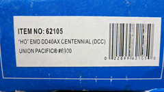 Bachmann 62105 Union Pacific EMD DD40AX w/ DCC #6900 Tested HO AS-IS