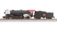 Broadway Limited 7985 N Scale CBQ Heavy Pacific 4-6-2 Steam Locomotive #2952