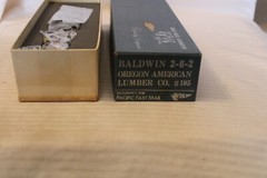 HO Scale United Models, Brass Baldwin 2-6-2 Locomotive Oregon Lumber Co. #105
