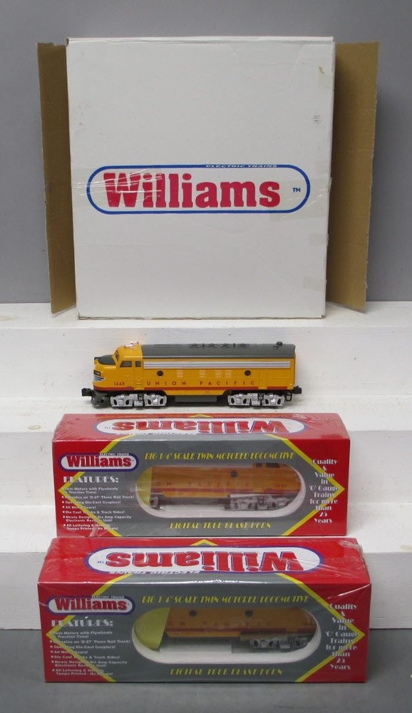 Williams F7-324 Union Pacific F7 ABA Diesel Locomotive Set with True Blast II LN