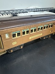 Lionel 318 Standard Gauge 4pc Set 0-4-0 State Brown 1924-32 Runs Reverses Lights