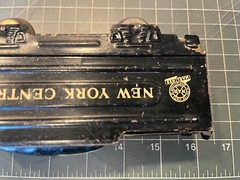 Marx Train MARLINES METAL 951 NYC Wegde TENDER w/Off-White Yellow Letters LOT G