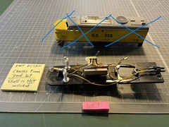 KMT Kusan Auburn Train 2716 Alco Diesel Locomotive CHASSIS FRAME ONLY PART LOT D