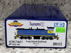 Athearn Genesis HO EMD MP15AC Long Island Railroad #163 Tsunami2 DCC & Sound