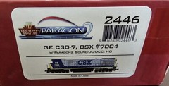 Broadway Limited HO Paragon2 GE C30-7 Diesel CSX #7004