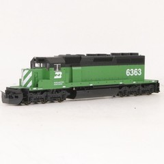 Kato HO Burlington Northern BN #6363 SD40-2 DC Powered