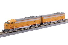 N Scale Kato 106-0432 Milwaukee Road Olympian EMD FP7A/F7B Set #96 A&B Post 1955