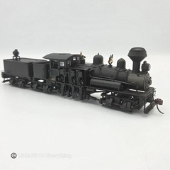 Bachmann Spectrum 80-Ton Three Truck Shay Locomotive Unlettered (Wood Cab) 81901