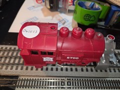 LIONEL, 0/027 GUAGE, ROCK ISLAND SWITCHER ENGINE, SEE PHOTOS, MINIMAL MOVEMENT