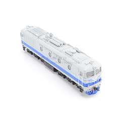 1:87 Soviet TEP10 Diesel Locomotive Train Model Russian Railway HO Scale