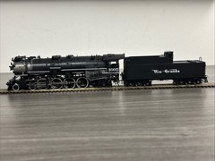 Glacier Park Models HO Brass M-75 4-8-2 Steam Locomotive D&RGW 1605 Pre-owned/LN