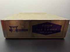 On3 Brass D&RGW C-19 2-8-0 Consolidation – Assembled Kit, Unpainted