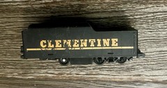 TYCO HO Clementine Steam Engine Tender Parts Train Car Old Vintage As Shown