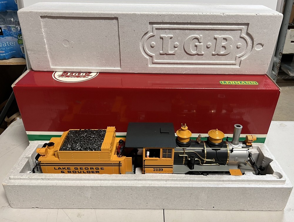 @ LGB Lake George & Boulder 2119D 2-6-0 Steam Loco & Tender w/ Box