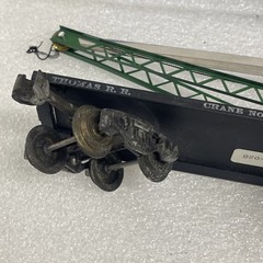 Thomas Industries O Gauge Crane Car Thomas RR Crane # 1005 With Box Black