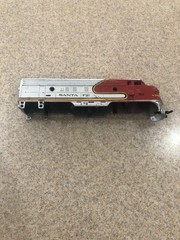 HO scale SANTA-FE #4015 Locomotive Shell Only