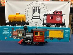 LGB Lake George & Boulder “Rocky” 0-4-0 Steam Engine Freight Set 92760