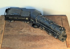Clean Vintage O Gauge Marx #999 NYC New York Central 2-4-2 Steam Engine
