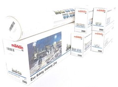 Marklin HO AC 1:87 KÖNIG LUDWIG ROYAL 5 WAGON + TRISTAN LOCOMOTIVE Set MIB`95!