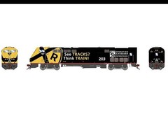 Ho Athearn Genesis Amtrak P42DC Operation Lifesaver #203 Commuter Loco DC G81237