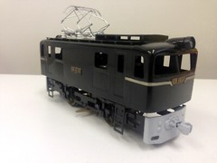 Katsumi EB10 electric locomotive (BK) – Tin rare model made in Japan