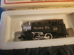Ho scale Model Power Deluxe 0-4-0 23 Santa Fe Locomotive, Model 6500 New