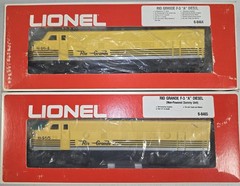 Lionel 6-8464/8465 D&RG F-3 A-A Diesel Engines, Un-run from 6-1450 Set
