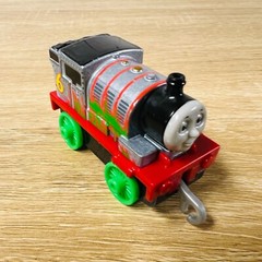 Silver Flames Percy – Thomas & Friends Trackmaster Push Along Metal Trains