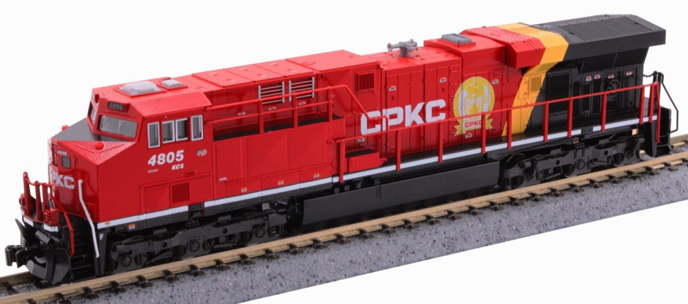 KATO 1768956DCC N GE ES44AC W/ DCC CPKC 4805 CP Rail Kansas City 176-8956-DCC