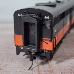 New Haven RR ALCO FB-2 Diesel Orange & Black 0465 Life Like HO Custom Paint