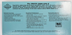 PROTO 2000 HO #29 WM WESTERN MARYLAND SPEED LETTERING EMD GP-9 II DC OPER 23713
