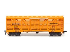 TYCO MANTUA HO Scale #54117 Missouri Pacific NOT&M Orange Stock Car