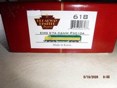 BROADWAY LIMITED IMPORTS HO CHICAGO & NORTHWESTERN EMD E7A LOCOMOTIVE #5010A NEW