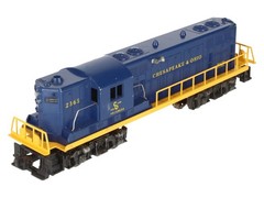 Lionel 2365 Vintage O Chesapeake & Ohio GP-7 Powered Diesel Locomotive EX