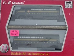 E-R Models Baldwin RF-16 Shark Nose Diesel Set Pennsylvania #2002 DCC Ready